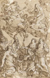 Le Christ et la Vierge avec les saints patrons de Pistoia